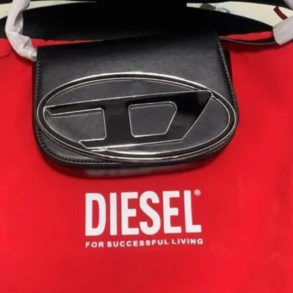 New Diesel 1DR Black Shoulder Bag